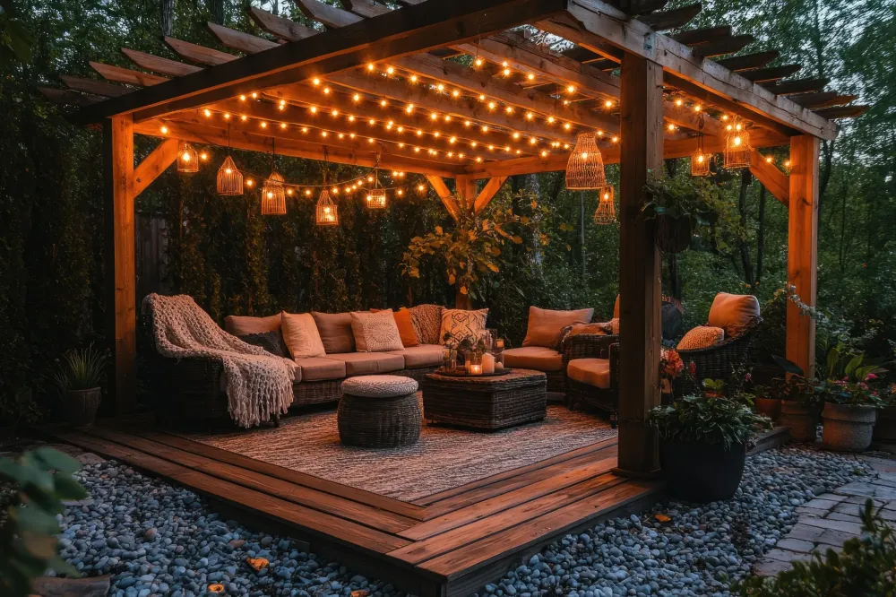 Aménagement extérieur près de Saint-Rémy-lès-Chevreuse